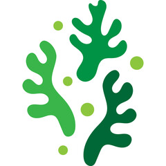 Abstract Coral Shape