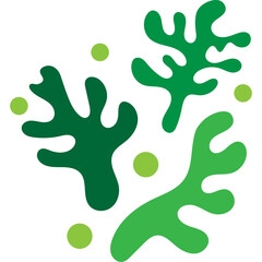 Abstract Coral Shape