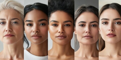 Diverse women showcasing inclusive beauty ideals.
