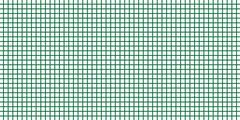 Horizontal grid square graph line page, mockup empty squared grid graph, paper grid square graph line texture of note book blank for notes - stock vector