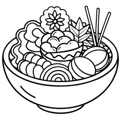 chinese food illustration