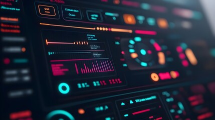 Futuristic Digital Interface HUD