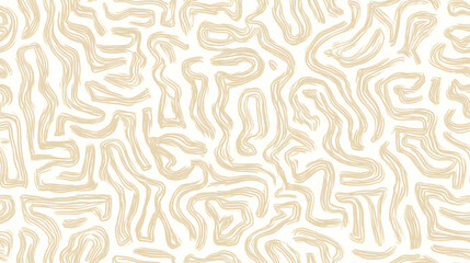Fototapeta premium Minimal maze seamless pattern in cream tones