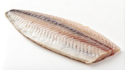 Close-up of raw mackerel fillet with subtle fishy smell, close-up, seafood, fresh