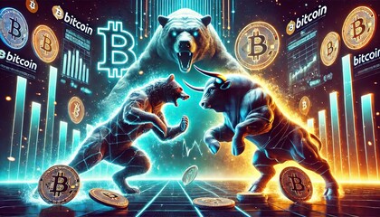 Bull vs Bear Showdown Bitcoin Market Dynamics in a Digital Trading Environment Analyzing Cryptocurrency Trends