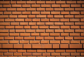 Fototapeta premium red brick wall background