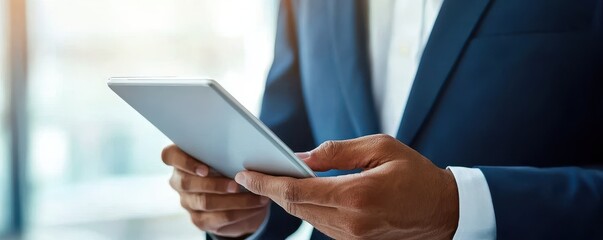 Rank Coordinator Group Analyzing Progress Reports on Tablets for Enhanced Team Performance and Insights