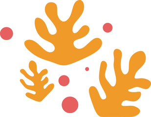 Abstract Matisse Leaves