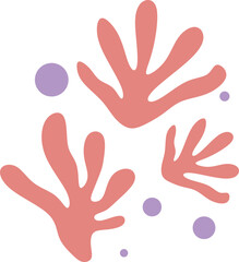Abstract Matisse Leaves