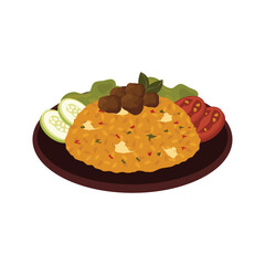 Fried Rice Vector Illustration - 04