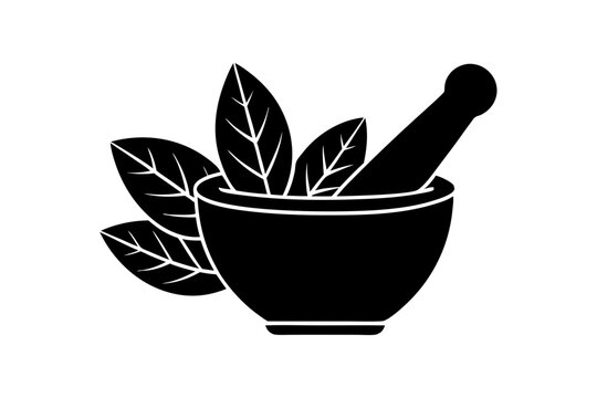 recommend clip art: Mortar and Pestle Silhouette Vector Illustration - Traditional Medicine and Healthcare Design