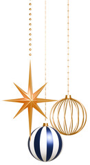 3D素材_クリスマスオーナメント