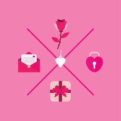 valentine icon element