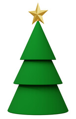 3D素材_クリスマスツリー