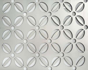 Random round floral pattern or ‘Kawung’ for 3D laser cutting panels at wall finishes or...
