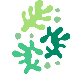 Abstract Coral Shape