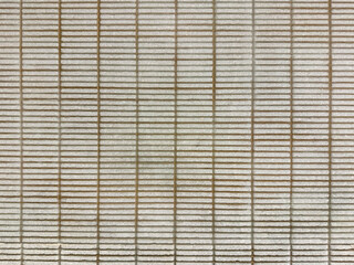 Beige white subway tiles seamless background texture. Subway tiles are often used in bathrooms or commercial places for its unique brick style pattern.