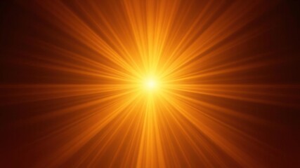 Obraz premium Warm abstract background with rays of golden light radiating from the center, glowing rays, gentle glow, illumination