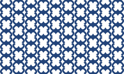 blue chain link horizontal abstract background with seamless repeat as bead curtain pattern, replete image design for fabric printing