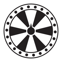 Obraz premium Spin Wheel Icon