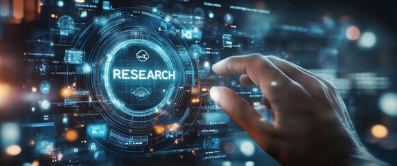 Digital Research Interface Concept for Market Analysis and Innovation Strategy