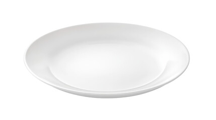 High-Quality PNG empty plate Isolated on White Background – High Resolution