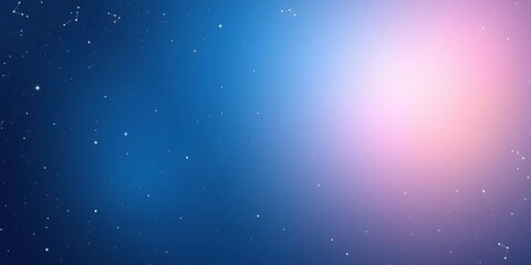Fototapeta premium Blue gradient background with scattered stars and constellations, cosmic scene, evening sky, celestial bodies