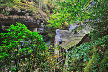 Altes Gaswerk - Böhmische Schweiz - Bohemian Switzerland - Czech Republic - National Park -...