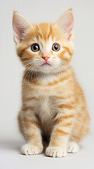 Obraz premium cute cat kitten fluffy furry background