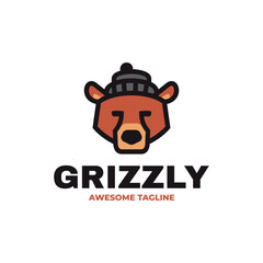 Grizzly Simple Mascot Logo