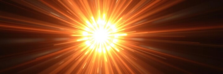 Radiant energy emanating from a glowing core, glow,