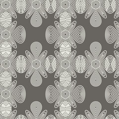 Vector Scandinavian pattern, geometric shapes, minimalist style