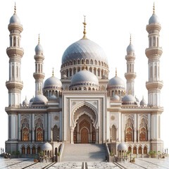 Fototapeta premium A Realistic Beautiful Mosque vector