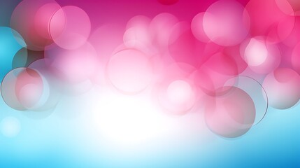 Abstract Pink and Blue Circle Background Design