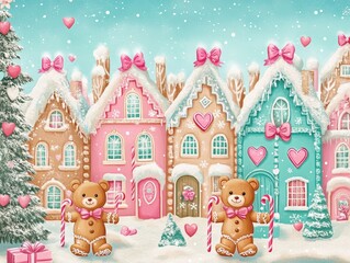 Obraz premium Christmas mood graphic picture, Merry Christmas, celebration New year