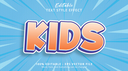 Kids Editable Text Effect