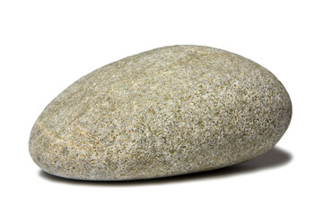 Gray stone on a white background.