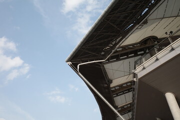 korea, seoul, korean style architecture, town, travel, stadium, sports