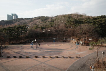 korea, seoul, korean style architecture, town, travel, stadium, sports