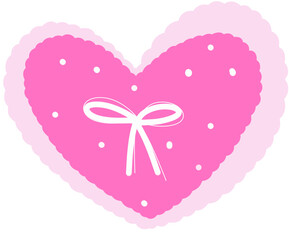 heart with ribbon