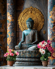Obraz premium Thai tourist attractions include the charming culture in Thailand. for tourists