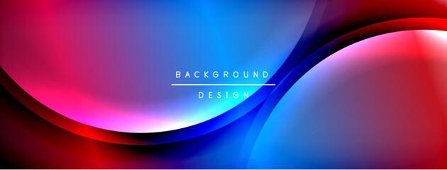 Gradient and shadow wave line geometric background. Vector Illustration For Wallpaper, Banner, Background, Card, Book Illustration, landing page