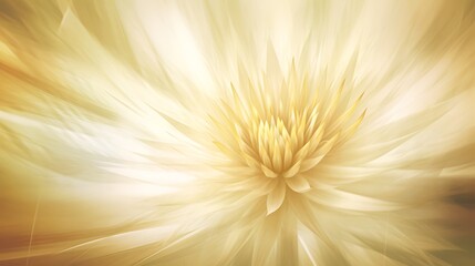 Golden Flower Abstract Radiance Artistic Design