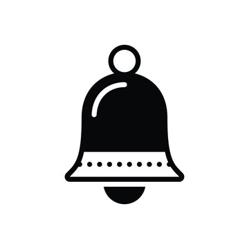 recommend clip art: Black solid icon for bell