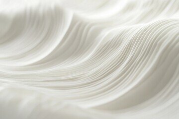Fototapeta premium close-up of white paper with wavy patterns