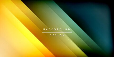 Dynamic shadow lines geometric shapes