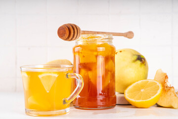 Korean traditional Quince Tea, MoGua drink