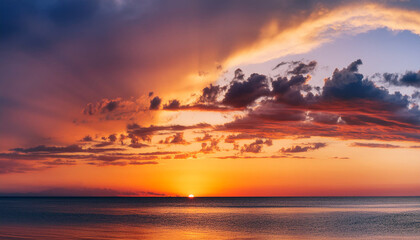 初日の出,日の出,朝日,Generative AI,AI画像