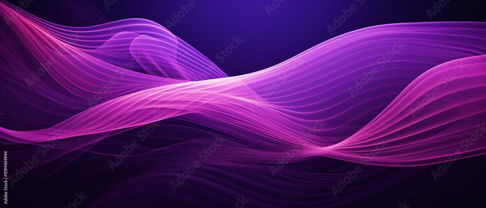 Fototapete A vibrant purple abstract texture with dynamic lines, creating a smooth and modern background.


