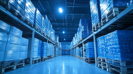The storage facility maintains optimal temperatures for preserving sensitive goods.